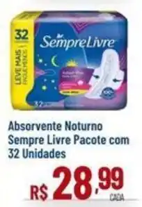 Max Atacadista Absorvente Noturno Sempre Livre oferta