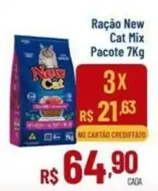Max Atacadista Ração New Cat Mix oferta