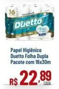 Max Atacadista Papel Higiênico Duetto Folha Dupla oferta