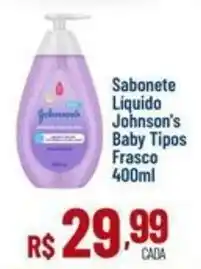 Max Atacadista Sabonete liquido johnson's baby tipos frasco oferta