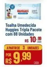 Max Atacadista Toalha Umedecida Huggies Tripla Pacote oferta