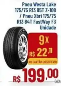 Max Atacadista Pneu Westa Lake oferta