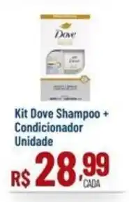 Max Atacadista Kit Dove Shampoo + Condicionador oferta