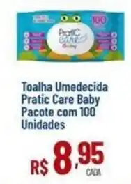 Max Atacadista Toalha umedecida pratic care baby oferta