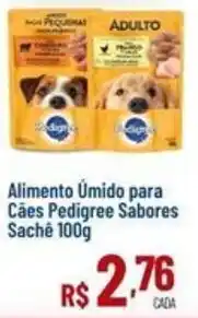 Max Atacadista Alimento Úmido para Cães Pedigree Sabores oferta