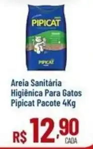 Max Atacadista Areia Sanitária Higienica Para Gatos Pipicat oferta