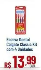 Max Atacadista Escova Dental Colgate Classic Kit oferta