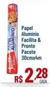 Max Atacadista Papel alumínio facilita & pronto pacote oferta