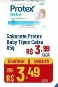 Max Atacadista Sabonete protex baby tipos caixa oferta