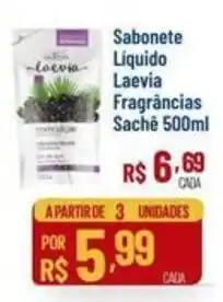 Max Atacadista Sabonete Líquido Laevia Fragrâncias oferta