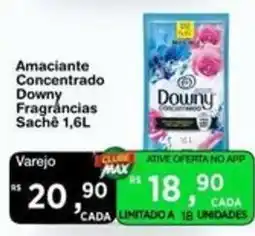 Max Atacadista Amaciantes concentrado downy fragrâncias sachê oferta