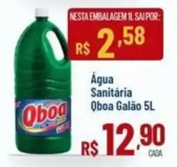Max Atacadista Água Sanitária Oboa Galão oferta