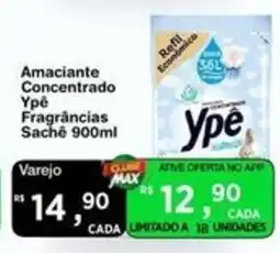 Max Atacadista Amaciantes concentrado ypê fragrâncias sachê oferta