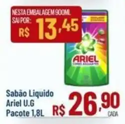 Max Atacadista Sabão Líquido Ariel U.G oferta