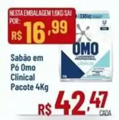 Max Atacadista Sabão em Pó Omo Clinical oferta