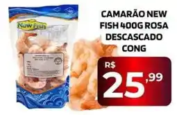 Safra Supermercados Camarão new fish rosa oferta