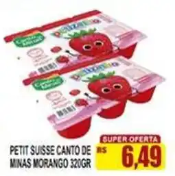 Supermercado leal Petit suisse canto de minas morango oferta