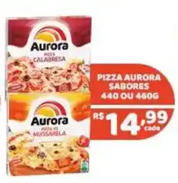 X Supermercados Pizza aurora sabores oferta