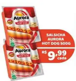 X Supermercados Salsicha aurora hot dog oferta