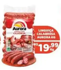 X Supermercados Linguiça tipo calabresa oferta