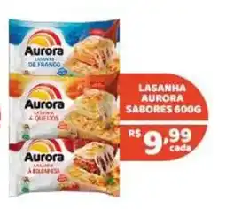X Supermercados Lasanha aurora sabores oferta