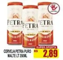 Supermercado leal Cerveja petra puro malte lt oferta