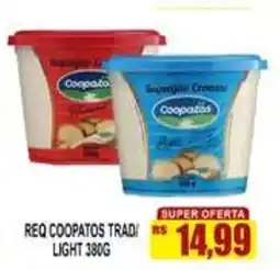 Supermercado leal Requeijão cremoso coopatos light oferta