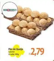Atacadão Lanche - pão de queijo oferta