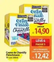 Atacadão Fleischmann - creme de chantilly oferta