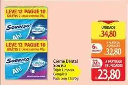 Atacadão Sorriso - creme dental oferta