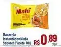 Max Atacadista Ninfa - macarrão instantâneo oferta