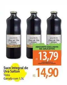 Atacadão Salton - suco integral de uva oferta