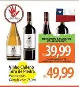 Atacadão Toro de piedra - vinho chileno oferta
