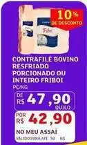 Assaí Atacadista Bovino - contrafilé bovino resfriado porcionado ou inteiro friboi oferta