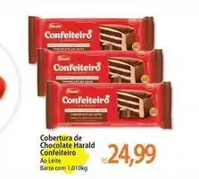 Atacadão Harald - cobertura de chocolate confeiteiro oferta
