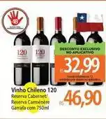 Atacadão Reserva - vinho chileno 120 oferta