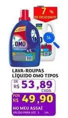 Assaí Atacadista Omo - lava-roupas líquido oferta