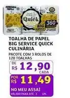 Assaí Atacadista Quick - toalha de papel big service oferta