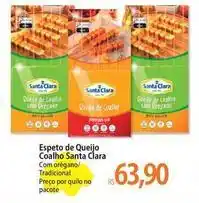 Atacadão Santa clara - espeto de queijo coalho oferta