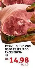 Assaí Atacadista Pernil suíno com osso resfriado excelência oferta