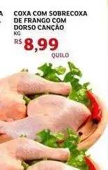 Assaí Atacadista De - coxa com sobrecoxa de frango com dorso cancao oferta