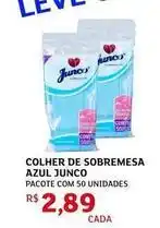 Assaí Atacadista Junco - colher de sobremesa azul oferta
