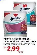 Assaí Atacadista Junco - prato de sobremesa descartavel oferta