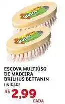 Assaí Atacadista Britânia - escova multiuso de madeira oferta