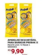 Assaí Atacadista Probak - aparelho descartável barbear oferta