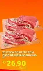 Assaí Atacadista Bovino - bisteca do peito com osso resfriado bovino oferta