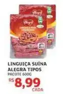 Assaí Atacadista Alegra - linguiça suína tipos oferta