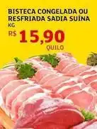 Assaí Atacadista Sadia - bisteca congelada ou resfriada suína oferta