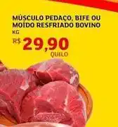 Assaí Atacadista Bovino - músculo pedaço, bife ou moído resfriado bovino oferta