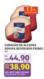 Assaí Atacadista Friboi - coração da alcatra bovina resfriado oferta